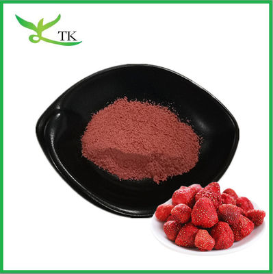 Biologisch Vriesgedroogd Fruitpoeder 100% Puur Vriesgedroogd Aardbeienpoeder Suikervrij