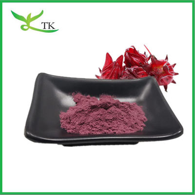 Warm verkrijgbaar Puur Natuurlijk Roselle Bloem Poeder Roselle Extract Poeder Voedsel kleurstof