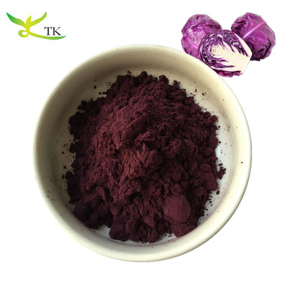 Voedingswaarde 100% natuurlijk roodkoolextract Anthocyanen 5% ~ 25%
