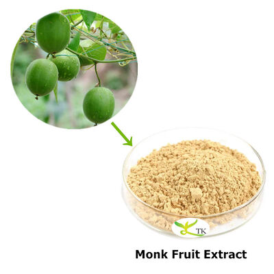 Pure natuurlijke Luo Han Guo Monkfruit Extract Monk Fruit Extract Poeder 50% 80% Mogrosides Natuurlijke nul-calorie alternatief voor suiker